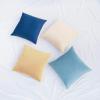 imageMONDAY MOOSE Decorative Throw Pillow Covers Cushion Cases Set of 4 Soft Velvet Modern Designs Mix and Match for Home Decor Pillow Inserts Not Included 18x18 inch GreenBlueBlueBeige