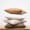 imageMONDAY MOOSE Decorative Throw Pillow Covers Cushion Cases Set of 4 Soft Velvet Modern Designs Mix and Match for Home Decor Pillow Inserts Not Included 18x18 inch GreenBlueBrownBeige