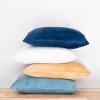 imageMONDAY MOOSE Decorative Throw Pillow Covers Cushion Cases Set of 4 Soft Velvet Modern Designs Mix and Match for Home Decor Pillow Inserts Not Included 18x18 inch GreenBlueBlueBeige