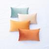 imageMONDAY MOOSE Decorative Throw Pillow Covers Cushion Cases Set of 4 Soft Velvet Modern Designs Mix and Match for Home Decor Pillow Inserts Not Included 18x18 inch GreenBlueOrangeTeal