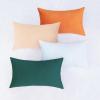 imageMONDAY MOOSE Decorative Throw Pillow Covers Cushion Cases Set of 4 Soft Velvet Modern Designs Mix and Match for Home Decor Pillow Inserts Not Included 18x18 inch GreenBlueOrangeGreen