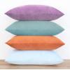 imageMONDAY MOOSE Decorative Throw Pillow Covers Cushion Cases Set of 4 Soft Velvet Modern Designs Mix and Match for Home Decor Pillow Inserts Not Included 18x18 inch GreenBluePurpleTeal