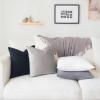 imageMONDAY MOOSE Decorative Throw Pillow Covers Cushion Cases Set of 4 Soft Velvet Modern Designs Mix and Match for Home Decor Pillow Inserts Not Included 18x18 inch GreenBlueBlackWhite