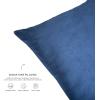 imageMONDAY MOOSE Decorative Throw Pillow Covers Cushion Cases Set of 4 Soft Velvet Modern Designs Mix and Match for Home Decor Pillow Inserts Not Included 18x18 inch GreenBlueBlueBeige