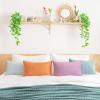 imageMONDAY MOOSE Decorative Throw Pillow Covers Cushion Cases Set of 4 Soft Velvet Modern Designs Mix and Match for Home Decor Pillow Inserts Not Included 18x18 inch GreenBluePurpleTeal
