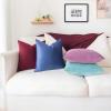 imageMONDAY MOOSE Decorative Throw Pillow Covers Cushion Cases Set of 4 Soft Velvet Modern Designs Mix and Match for Home Decor Pillow Inserts Not Included 18x18 inch GreenBluePurpleBlue
