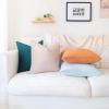 imageMONDAY MOOSE Decorative Throw Pillow Covers Cushion Cases Set of 4 Soft Velvet Modern Designs Mix and Match for Home Decor Pillow Inserts Not Included 18x18 inch GreenBlueOrangeGreen