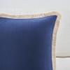 imageMONDAY MOOSE Decorative Throw Pillow Covers Cushion Cases Set of 2 Soft Velvet Modern Fringe Tassel Designs Mix and Match for Home Decor Pillow Inserts Not Included Orange 16x16 inchMidnight Blue