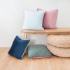 imageMONDAY MOOSE Decorative Throw Pillow Covers Cushion Cases Set of 4 Soft Velvet Modern DoubleSided Designs Mix and Match for Home Decor Pillow Inserts Not Included 16x16 inch OrangeGreenPinkBlue