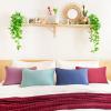 imageMONDAY MOOSE Decorative Throw Pillow Covers Cushion Cases Set of 4 Soft Velvet Modern DoubleSided Designs Mix and Match for Home Decor Pillow Inserts Not Included 16x16 inch OrangeGreenPurpleBlue