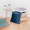 imageMONDAY MOOSE Decorative Throw Pillow Covers Cushion Cases Set of 4 Soft Velvet Modern DoubleSided Designs Mix and Match for Home Decor Pillow Inserts Not Included 16x16 inch OrangeGreenPinkBlue