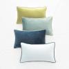 imageMONDAY MOOSE Decorative Throw Pillow Covers Cushion Cases Set of 4 Soft Velvet Modern DoubleSided Designs Mix and Match for Home Decor Pillow Inserts Not Included 16x16 inch OrangeGreenGreenBlue
