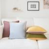 imageMONDAY MOOSE Decorative Throw Pillow Covers Cushion Cases Set of 4 Soft Velvet Modern DoubleSided Designs Mix and Match for Home Decor Pillow Inserts Not Included 16x16 inch OrangeGreenPurpleGreen