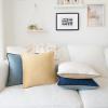 imageMONDAY MOOSE Decorative Throw Pillow Covers Cushion Cases Set of 4 Soft Velvet Modern DoubleSided Designs Mix and Match for Home Decor Pillow Inserts Not Included 16x16 inch OrangeGreenBlueBeige