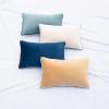 imageMONDAY MOOSE Decorative Throw Pillow Covers Cushion Cases Set of 4 Soft Velvet Modern DoubleSided Designs Mix and Match for Home Decor Pillow Inserts Not Included 16x16 inch OrangeGreenBlueBeige