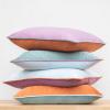 imageMONDAY MOOSE Decorative Throw Pillow Covers Cushion Cases Set of 4 Soft Velvet Modern DoubleSided Designs Mix and Match for Home Decor Pillow Inserts Not Included 16x16 inch OrangeGreenPurpleTeal