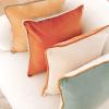 imageMONDAY MOOSE Decorative Throw Pillow Covers Cushion Cases Set of 4 Soft Velvet Modern DoubleSided Designs Mix and Match for Home Decor Pillow Inserts Not Included 16x16 inch OrangeGreenOrangeTeal