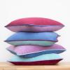 imageMONDAY MOOSE Decorative Throw Pillow Covers Cushion Cases Set of 4 Soft Velvet Modern DoubleSided Designs Mix and Match for Home Decor Pillow Inserts Not Included 16x16 inch OrangeGreenPurpleBlue