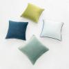 imageMONDAY MOOSE Decorative Throw Pillow Covers Cushion Cases Set of 4 Soft Velvet Modern DoubleSided Designs Mix and Match for Home Decor Pillow Inserts Not Included 16x16 inch OrangeGreenGreenBlue