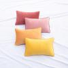 imageMONDAY MOOSE Decorative Throw Pillow Covers Cushion Cases Set of 4 Soft Velvet Modern DoubleSided Designs Mix and Match for Home Decor Pillow Inserts Not Included 16x16 inch OrangeGreenYellowPink