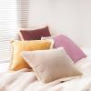 imageMONDAY MOOSE Decorative Throw Pillow Covers Set of 4 Soft Velvet Modern Fringe Tassel Designs Mix and Match for Home Decor Pillow Inserts Not Included 18x18 inch BeigeDusty PinkBeigeDusty Pink