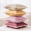 imageMONDAY MOOSE Decorative Throw Pillow Covers Set of 4 Soft Velvet Modern Fringe Tassel Designs Mix and Match for Home Decor Pillow Inserts Not Included 18x18 inch BeigeDusty PinkBeigeDusty Pink