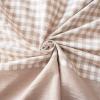 imageMONDAY MOOSE Gingham Checkered Farmhouse Rustic Ruffle Style Decoration Round Natural Stonewashed Cotton Tablecloth for Kitchen Dining Room Restaurant 60quot Round BeigeBeige
