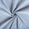 imageMONDAY MOOSE Gingham Checkered Farmhouse Rustic Ruffle Style Decoration Round Natural Stonewashed Cotton Tablecloth for Kitchen Dining Room Restaurant 60quot Round BeigeBlueWhite Stripes