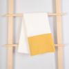 imageMONDAY MOOSE Gingham Checkered Farmhouse Rustic Ruffle Style Decoration Round Natural Stonewashed Cotton Tablecloth for Kitchen Dining Room Restaurant 60quot Round BeigeWhiteMustard