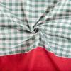 imageMONDAY MOOSE Gingham Checkered Farmhouse Rustic Ruffle Style Decoration Round Natural Stonewashed Cotton Tablecloth for Kitchen Dining Room Restaurant 60quot Round BeigeRedGreen