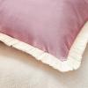 imageMONDAY MOOSE Decorative Throw Pillow Covers Cushion Cases Set of 2 Soft Velvet Modern Fringe Tassel Designs Mix and Match for Home Decor Pillow Inserts Not Included Beige 16x16 inchDusty Pink