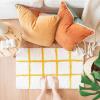 image:imageMONDAY MOOSE Bath Mat with Modern Grid Design Microfiber Absorbent Non Slip Tufted Rug for Floor Shower or Kitchen 20x32 inch Yellow