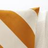 image:imageMONDAY MOOSE Decorative Throw Pillow Covers Cushion Cases Set of 2 Soft Velvet Diagonal Striped Designs Pillow Inserts Not Included 18x18 inch RustCoralHoneyCream