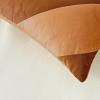 image:imageMONDAY MOOSE Decorative Throw Pillow Covers Cushion Cases Set of 2 Soft Velvet Diagonal Striped Designs Pillow Inserts Not Included 18x18 inch RustCoralRustCoral