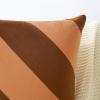 image:imageMONDAY MOOSE Decorative Throw Pillow Covers Cushion Cases Set of 2 Soft Velvet Diagonal Striped Designs Pillow Inserts Not Included 18x18 inch RustCoralRustCoral