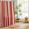 image:imageMONDAY MOOSE Bath Mat with Striped Design Microfiber Absorbent Non Slip Tufted Rug for Floor Shower or Kitchen 20x32 inch YellowBlush