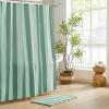image:imageMONDAY MOOSE Bath Mat with Striped Design Microfiber Absorbent Non Slip Tufted Rug for Floor Shower or Kitchen 20x32 inch YellowSage