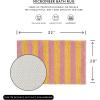 image:imageMONDAY MOOSE Bath Mat with Striped Design Microfiber Absorbent Non Slip Tufted Rug for Floor Shower or Kitchen 20x32 inch YellowSunrose