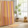 image:imageMONDAY MOOSE Bath Mat with Striped Design Microfiber Absorbent Non Slip Tufted Rug for Floor Shower or Kitchen 20x32 inch YellowSunrose