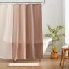 image:imageMONDAY MOOSE Bath Mat with Scalloped Wavy Ripple Design Microfiber Absorbent Non Slip Tufted Rug for Floor Shower or Kitchen 20x32 inch SunroseBeige