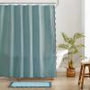 image:imageMONDAY MOOSE Bath Mat with Scalloped Wavy Ripple Design Microfiber Absorbent Non Slip Tufted Rug for Floor Shower or Kitchen 20x32 inch SunroseBlue