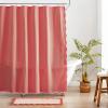 image:imageMONDAY MOOSE Bath Mat with Scalloped Wavy Ripple Design Microfiber Absorbent Non Slip Tufted Rug for Floor Shower or Kitchen 20x32 inch SunroseBlush