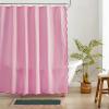 image:imageMONDAY MOOSE Bath Mat with Scalloped Wavy Ripple Design Microfiber Absorbent Non Slip Tufted Rug for Floor Shower or Kitchen 20x32 inch SunroseForest Pink