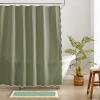 image:imageMONDAY MOOSE Bath Mat with Scalloped Wavy Ripple Design Microfiber Absorbent Non Slip Tufted Rug for Floor Shower or Kitchen 20x32 inch SunroseSage