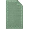 image:imageMONDAY MOOSE Scalloped Decorative Hand Towels 2Pack Soft Cotton with Reversible Jacquard Wavy Design for Bathroom Kitchen or Spa 16x28 inch SageLight SageSage