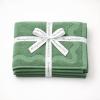 image:imageMONDAY MOOSE Scalloped Decorative Hand Towels 2Pack Soft Cotton with Reversible Jacquard Wavy Design for Bathroom Kitchen or Spa 16x28 inch SageLight SageSage