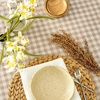 image:imageMONDAY MOOSE Ruffle Farmhouse Rustic Rectangle Natural Stonewashed Cotton Tablecloth for Kitchen Dining Room Restaurant 55x70 inch Olive GreenBeige Gingham