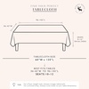 image:imageMONDAY MOOSE Ruffle Farmhouse Rustic Rectangle Natural Stonewashed Cotton Tablecloth for Kitchen Dining Room Restaurant 55x70 inch Olive GreenCinnamon