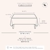 image:imageMONDAY MOOSE Ruffle Farmhouse Rustic Rectangle Natural Stonewashed Cotton Tablecloth for Kitchen Dining Room Restaurant 55x70 inch Olive GreenWhite